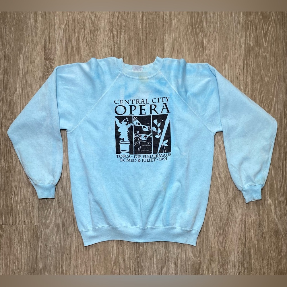 Vintage 1992‎ Central City Opera Romeo & Juliet Sweatshirt TOSCA DIE FLEDERMAUS